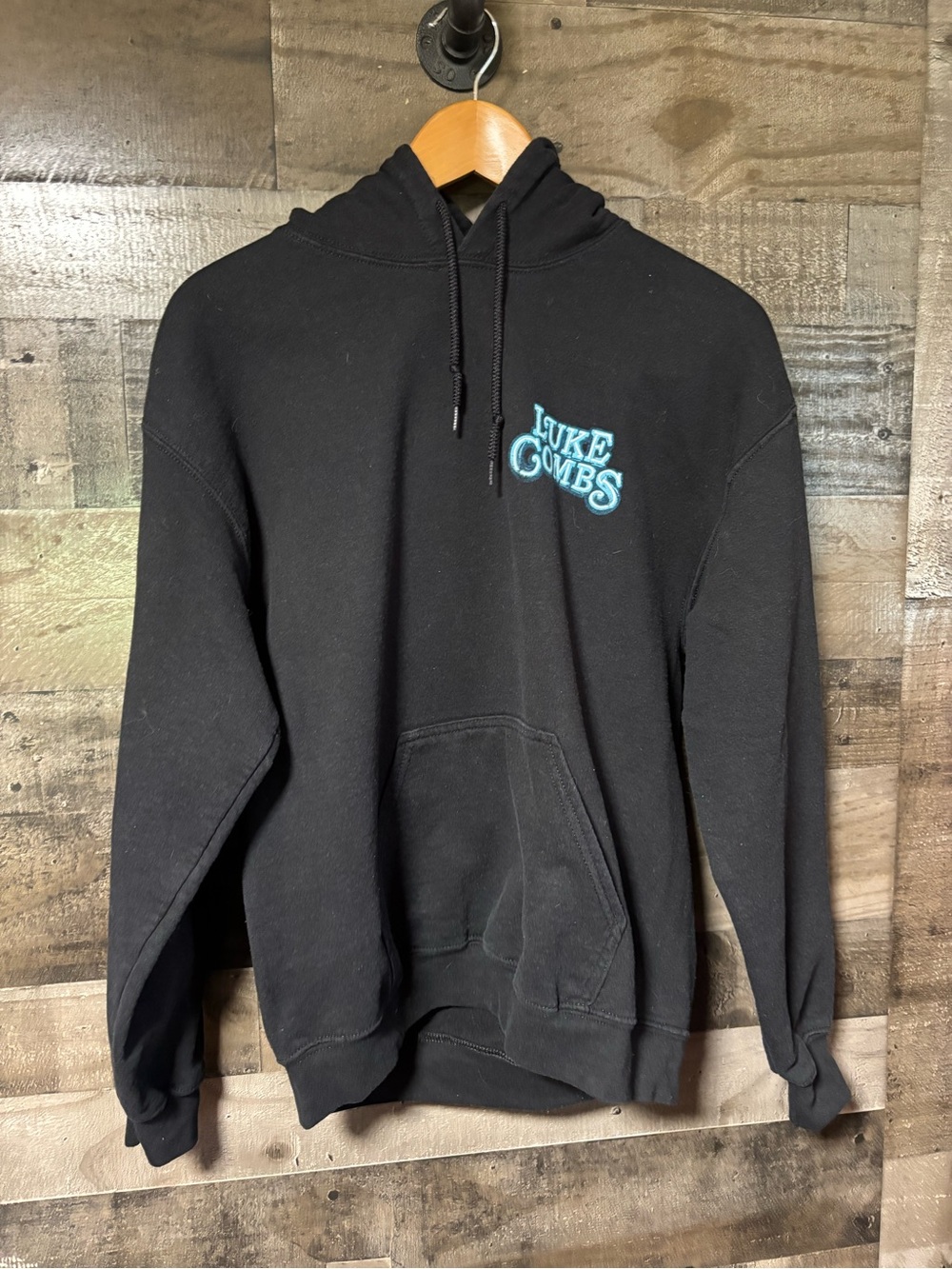 Luke Combs Concert Hoodie Black - Men's Middle of Somewhere S/M